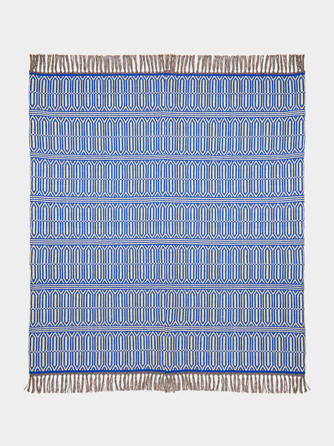 Fábrica Alentejana de Lanifícios - Handwoven Wool Rug with Fringe -  - ABASK - 