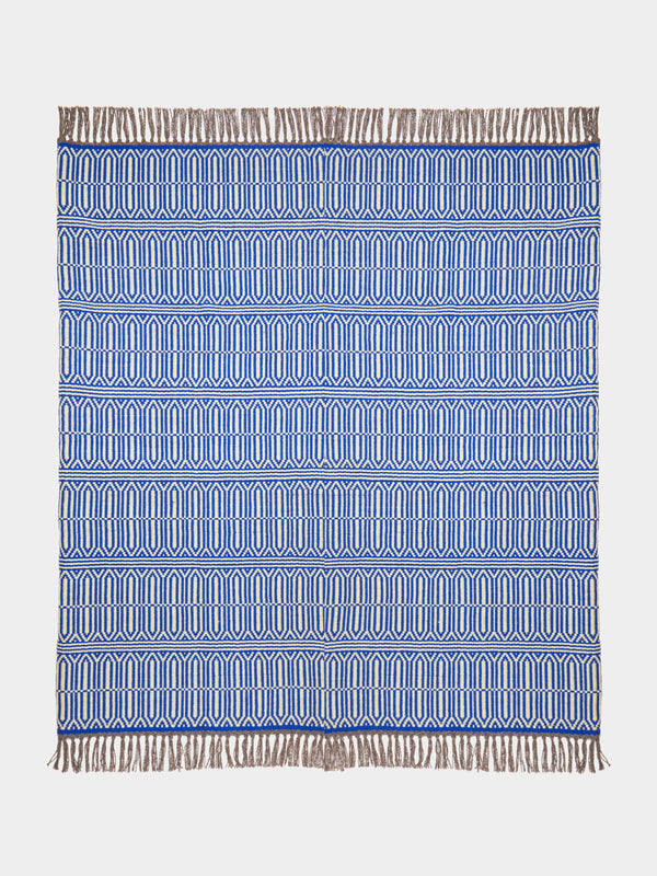 Fábrica Alentejana de Lanifícios - Handwoven Wool Rug with Fringe -  - ABASK - 