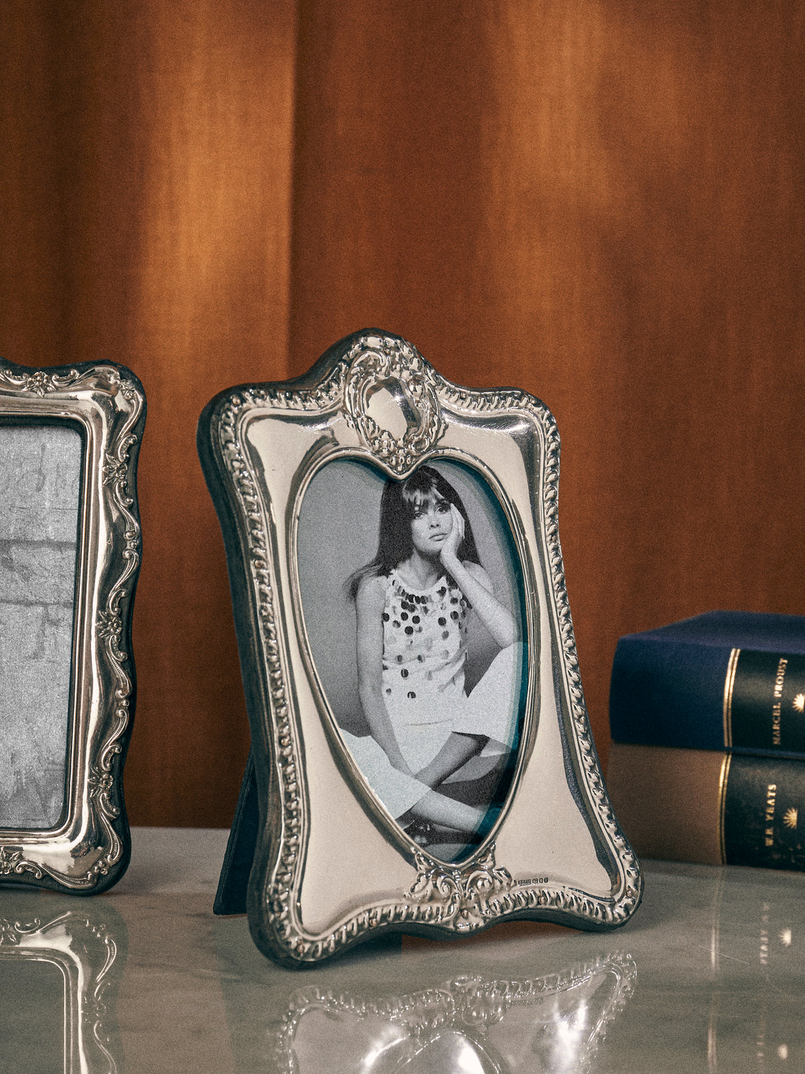 Antique and Vintage - 1900s Sterling Silver Photo Frame - Silver - ABASK