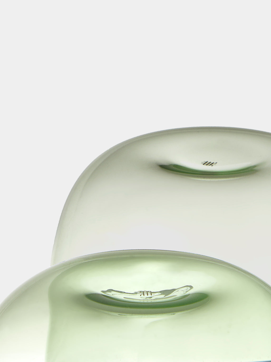 Lobmeyr - | Set of 2 | Alpha Crystal Tumblers - Green - ABASK