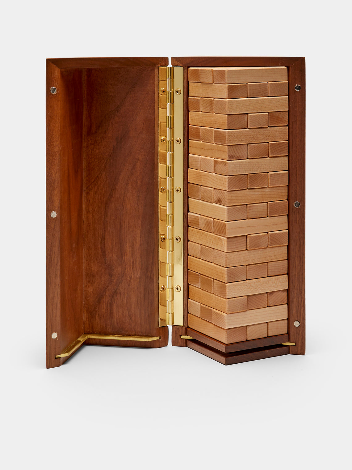 Corbet - Wood Tower Block - Dark Brown - ABASK - 