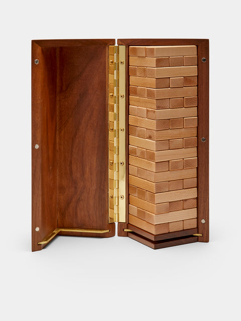 Corbet - Wood Tower Block - Dark Brown - ABASK - 