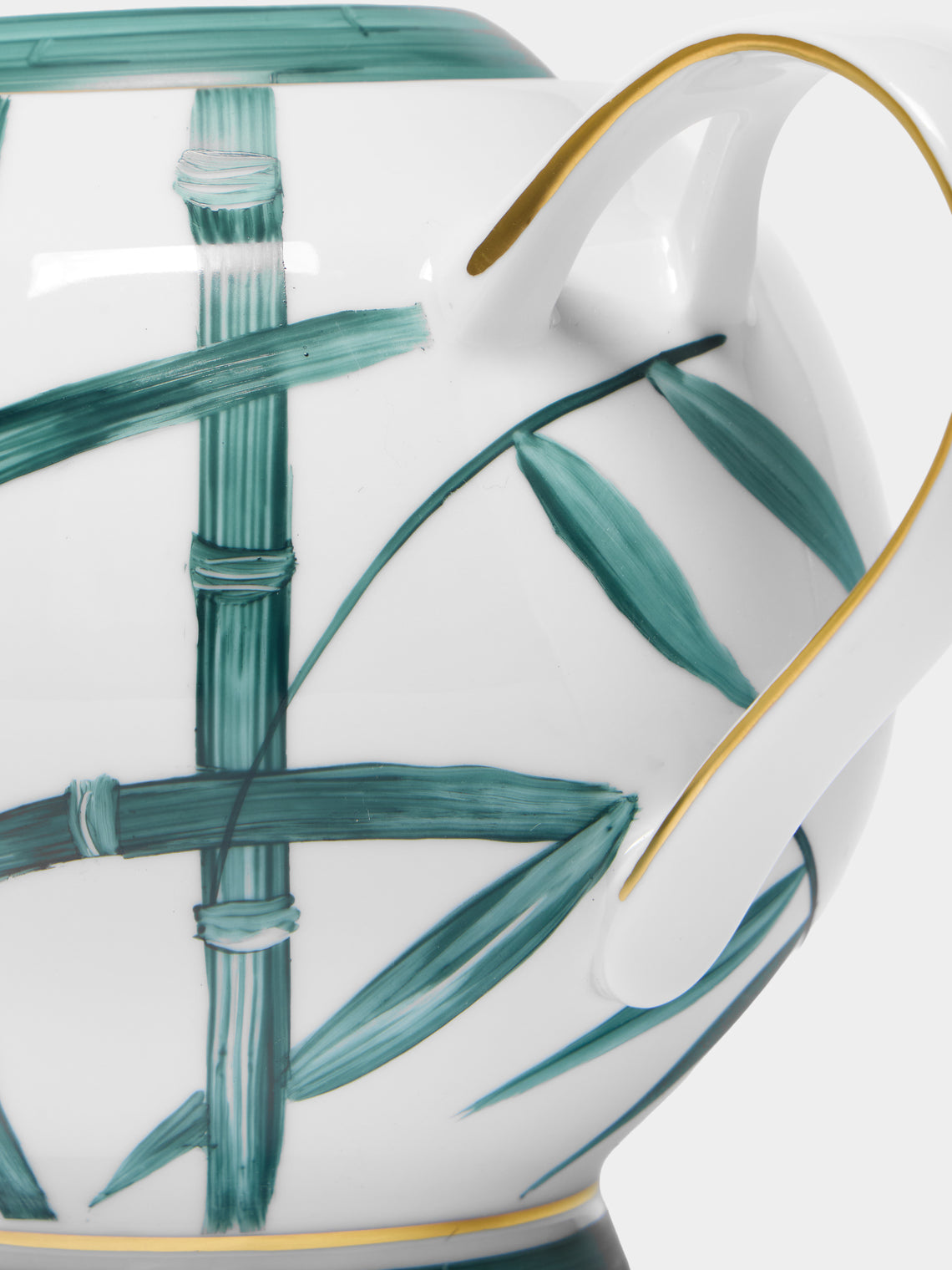 Marie Daage - Jardin d'Arashiyama Hand-Painted Porcelain Teapot - White - ABASK