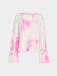 Suzusan - Shibori Chunky Cashmere Sweater  | Size: S - Pink - ABASK - 