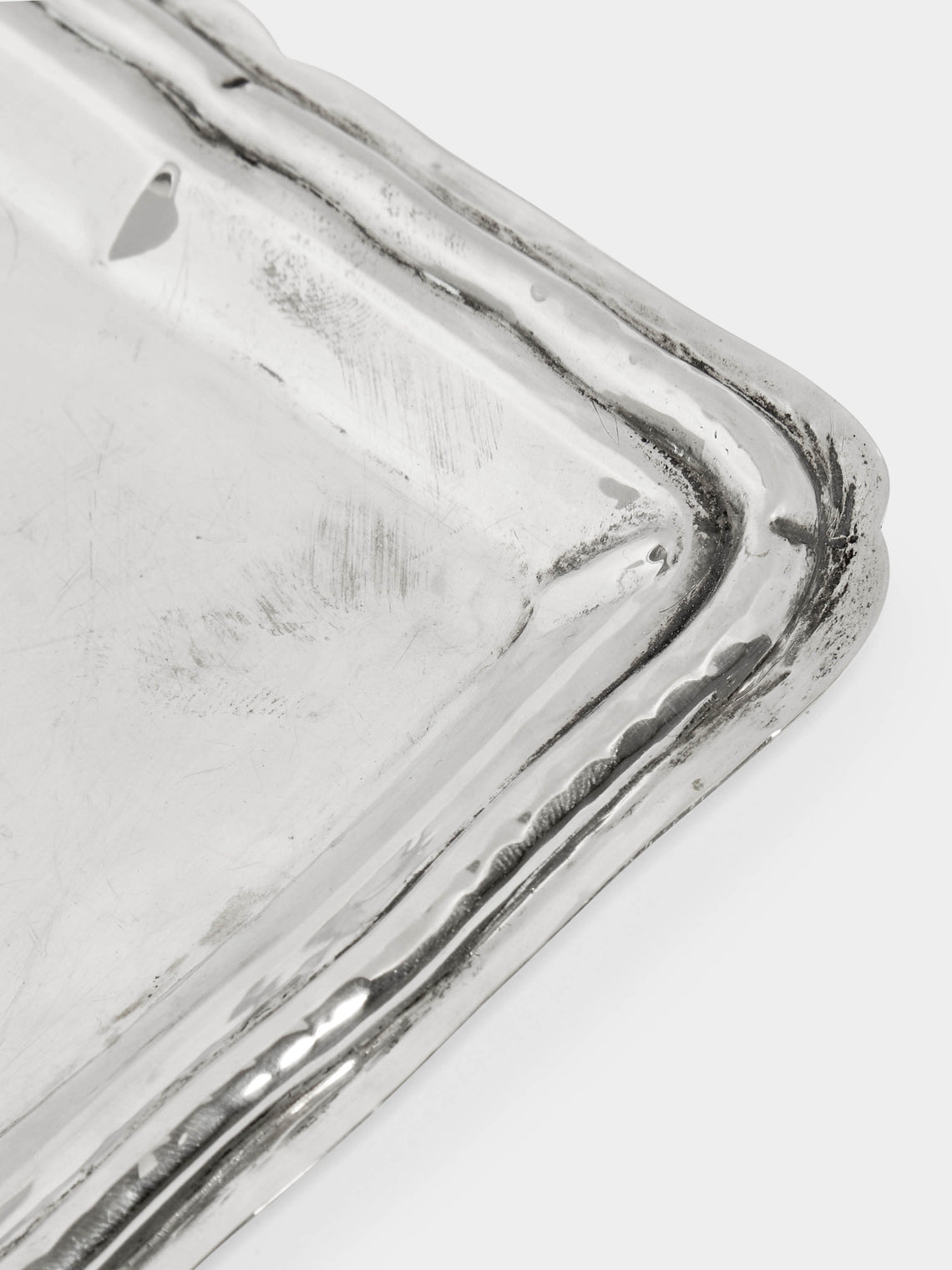 Antique and Vintage - 1900s Solid Silver Tray -  - ABASK
