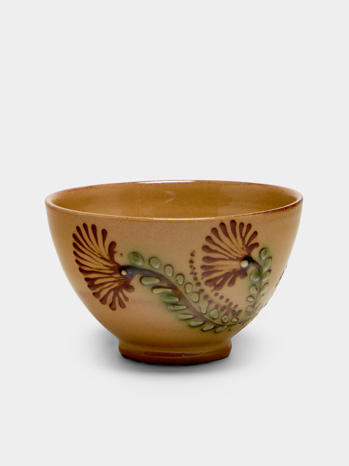 Poterie d’Évires - Flowers Hand-Painted Ceramic Petite Bowls (Set of 6) - Cream - ABASK