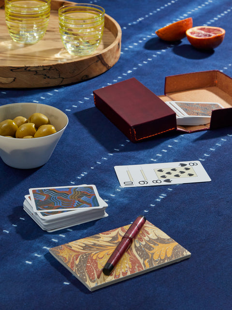 Nick Plant - Leather Playing Cards Set -  - ABASK