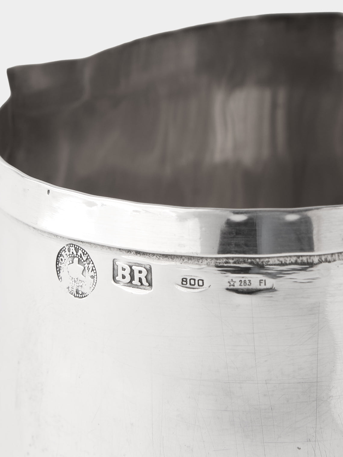 Antique and Vintage - 1969 Brandimarte Firenze Grapes Solid Silver Jug - Silver - ABASK