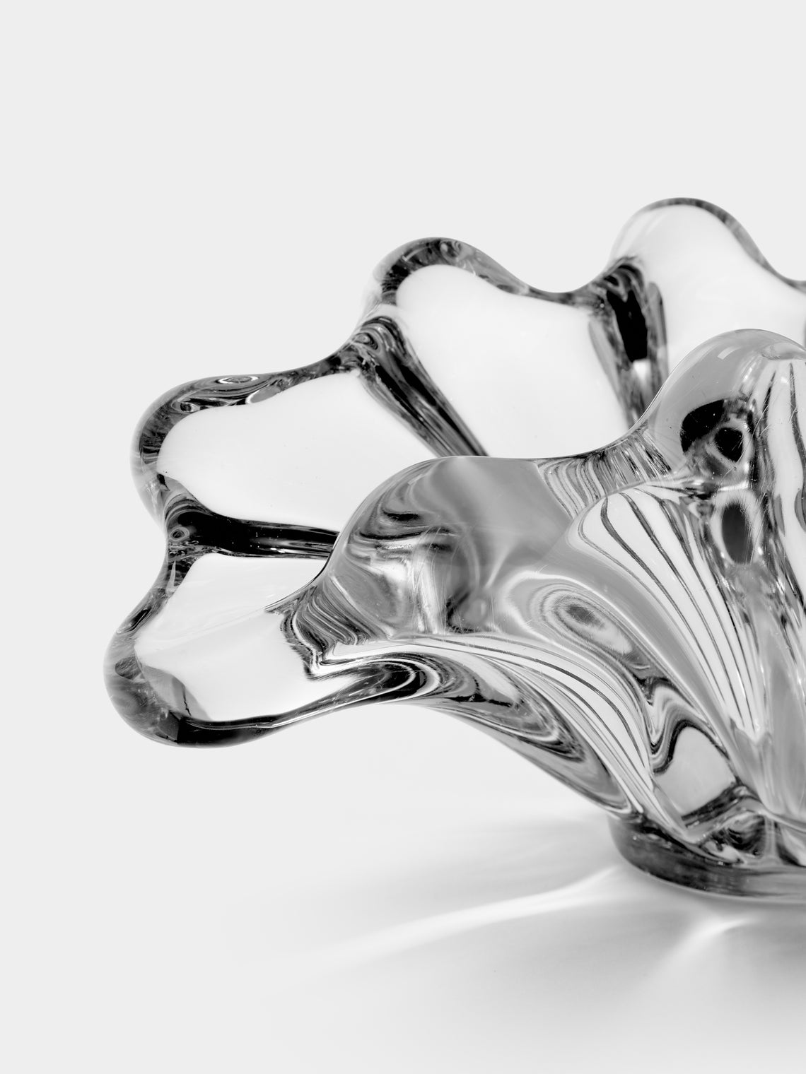 Vintage Montpellier - 1970s Saint Louis Crystal Bowl - Clear - ABASK