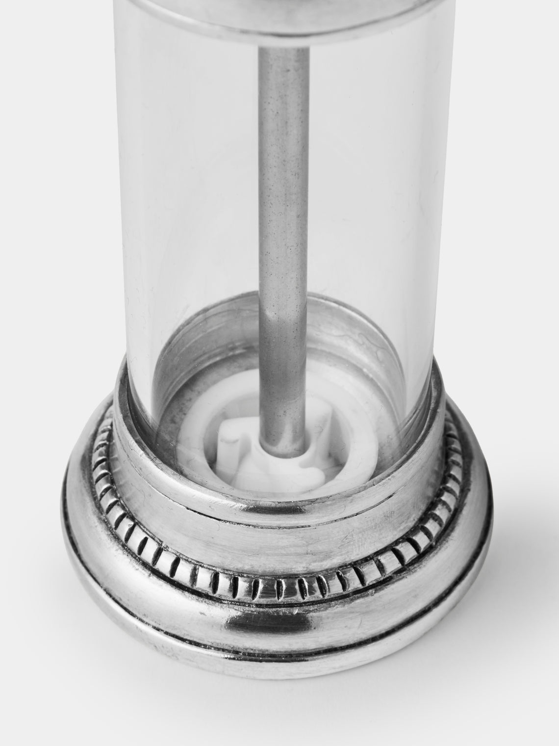 Cosi Tabellini - Toscana Pewter Salt and Pepper Mills (Set of 2) - Silver - ABASK