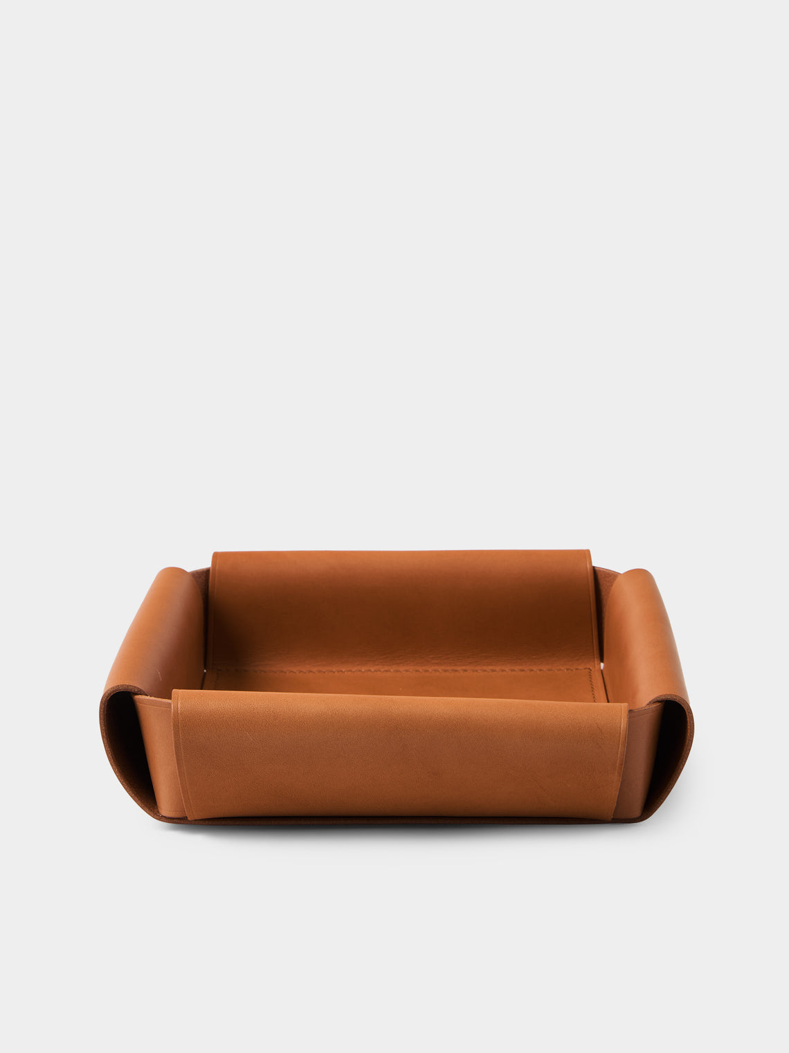 Otzi Studio - Assembly Leather Valet Tray (10in/26cm) - Tan - ABASK - 