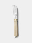 Poglia - Bone and Brass Pocket Knife - White - ABASK - 