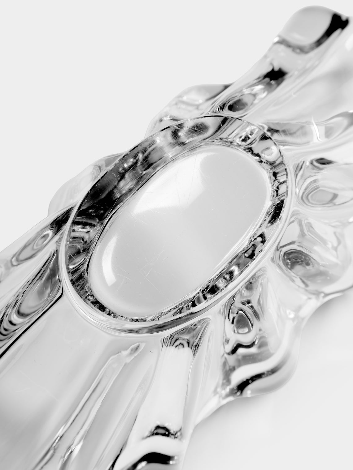 Vintage Montpellier - 1970s Saint Louis Crystal Bowl - Clear - ABASK