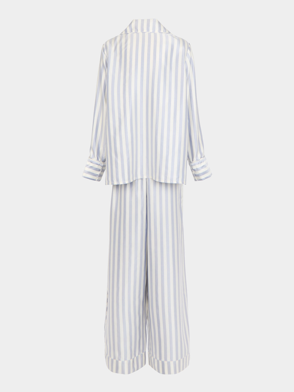 Thierry Colson - The Albertine Silk Pajama Set - Blue - ABASK