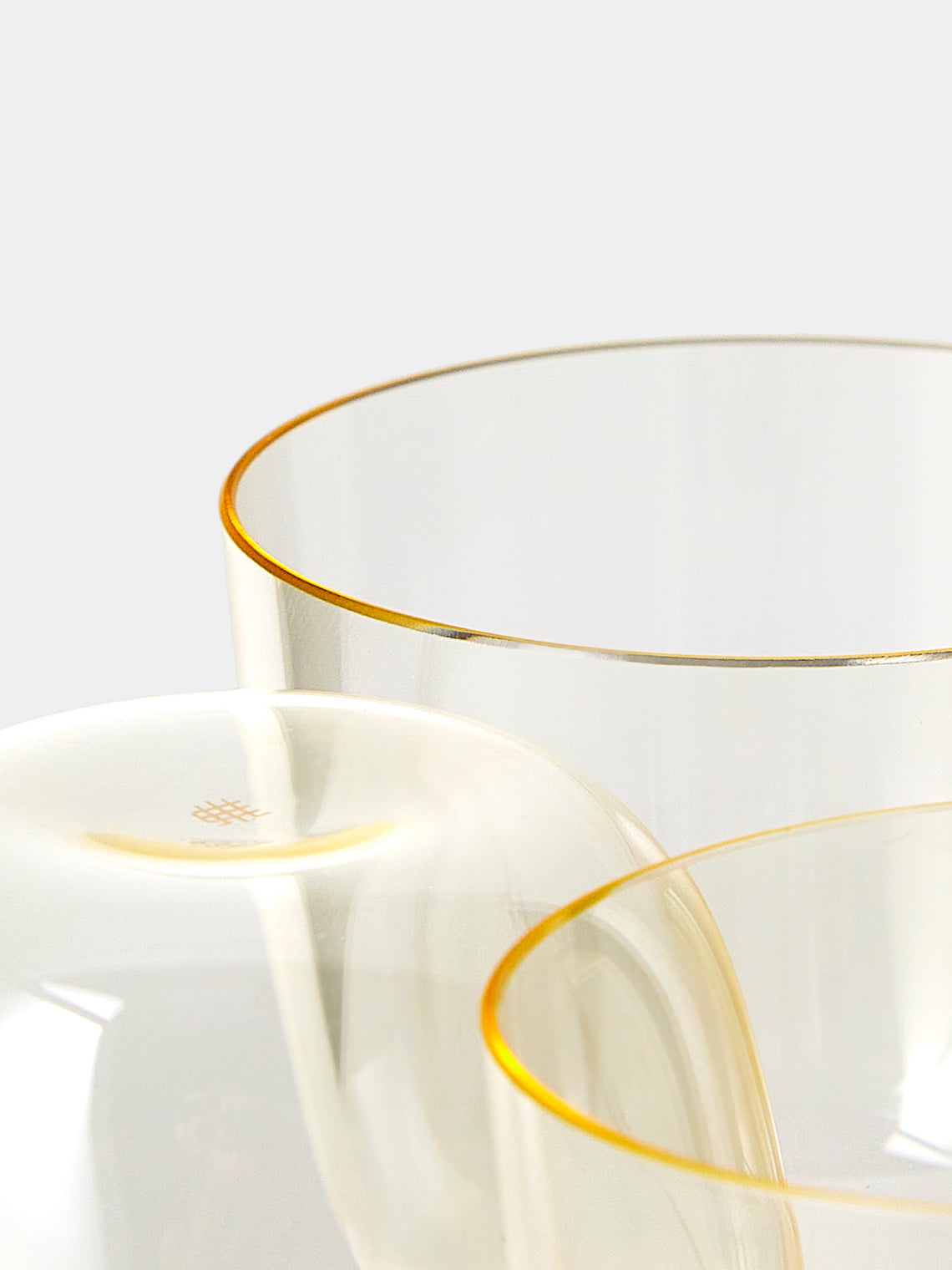 Lobmeyr - Alpha Hand-Blown Crystal Cocktail / Espresso Tumblers (Set of 4) - Yellow - ABASK