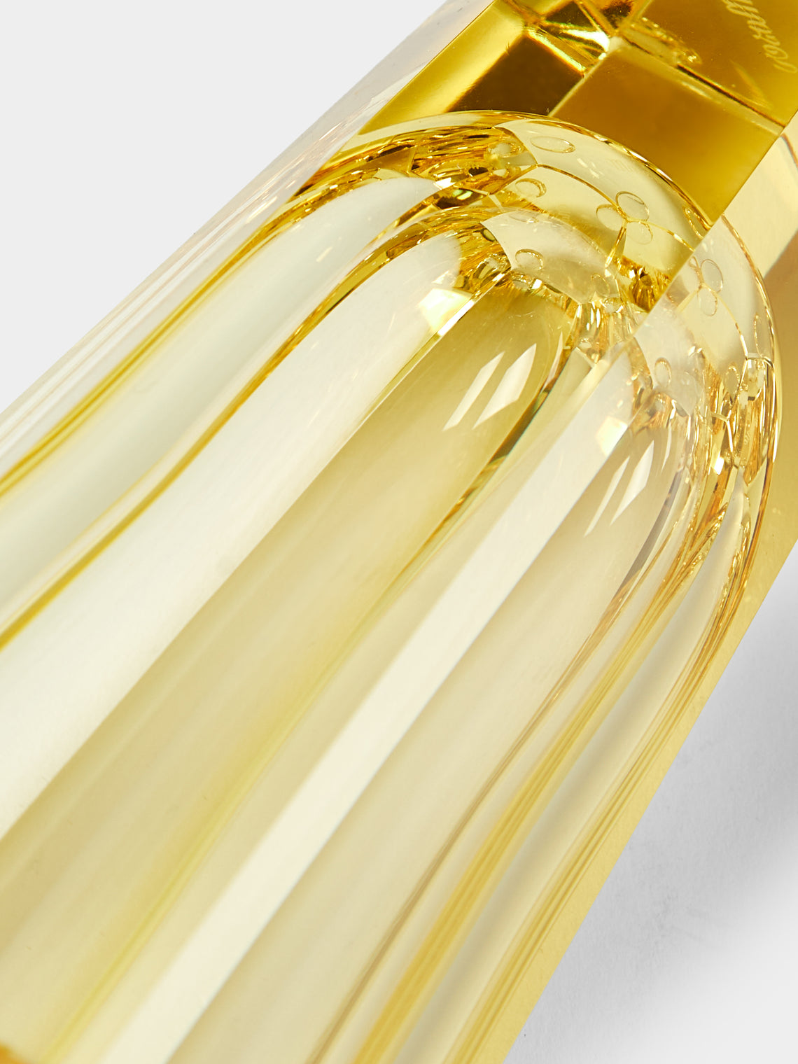 Moser - Purity Hand-Blown Crystal Bud Vase (4.5in/11.5cm) - Yellow - ABASK