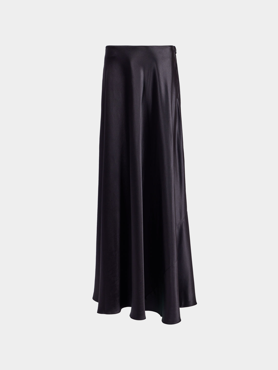 Heirlome - Antonia Silk Long Skirt | Size: XS - Black - ABASK - 