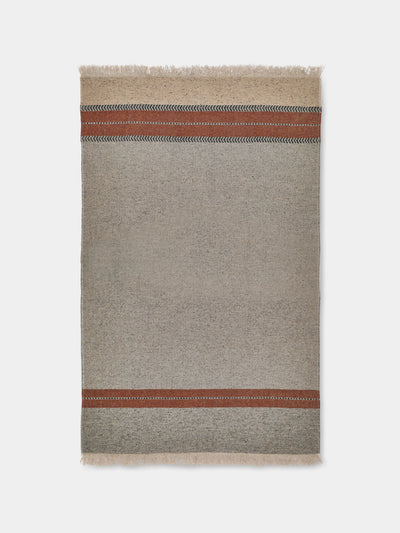 Libeco - Montana Belgian Linen Throw (86.5in/2.2m) - Brown - ABASK