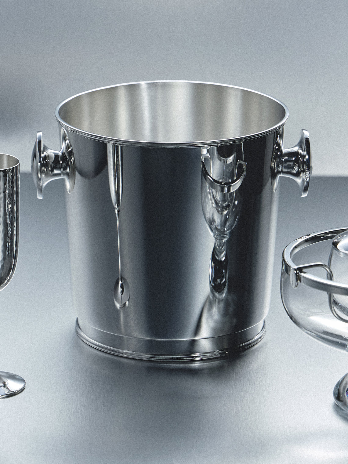 Robbe & Berking - Silver-Plated Champagne Cooler with Handles - Silver - ABASK