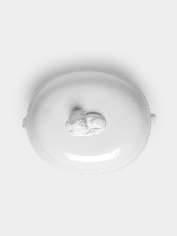 Astier de Villatte - Lion Hand-Glazed Ceramic Soup Tureen -  - ABASK