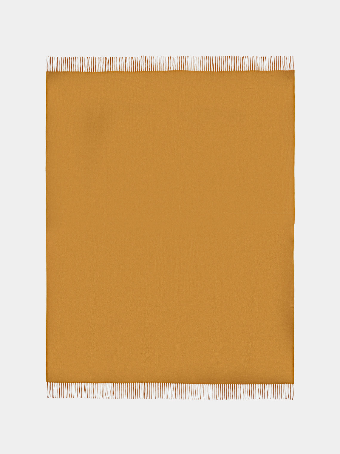 Begg x Co - Arran Cashmere Throw (72in/1.8m) - Orange - ABASK - 