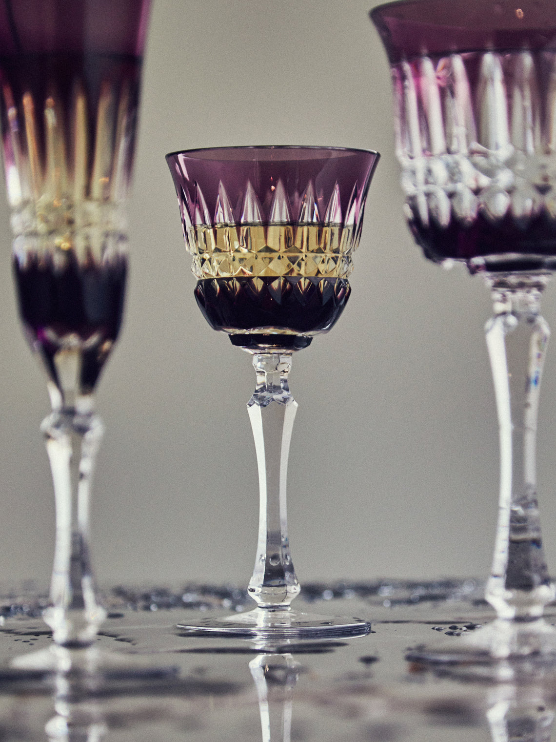 Cristallerie De Montbronn - Mélodie Hand-Blown Crystal White Wine Glass -  - ABASK