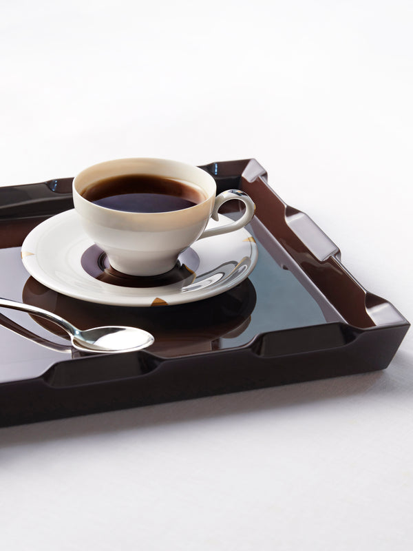 Augarten - Ena Rottenberg Hand-Painted Porcelain Coffee Cup and Saucer -  - ABASK