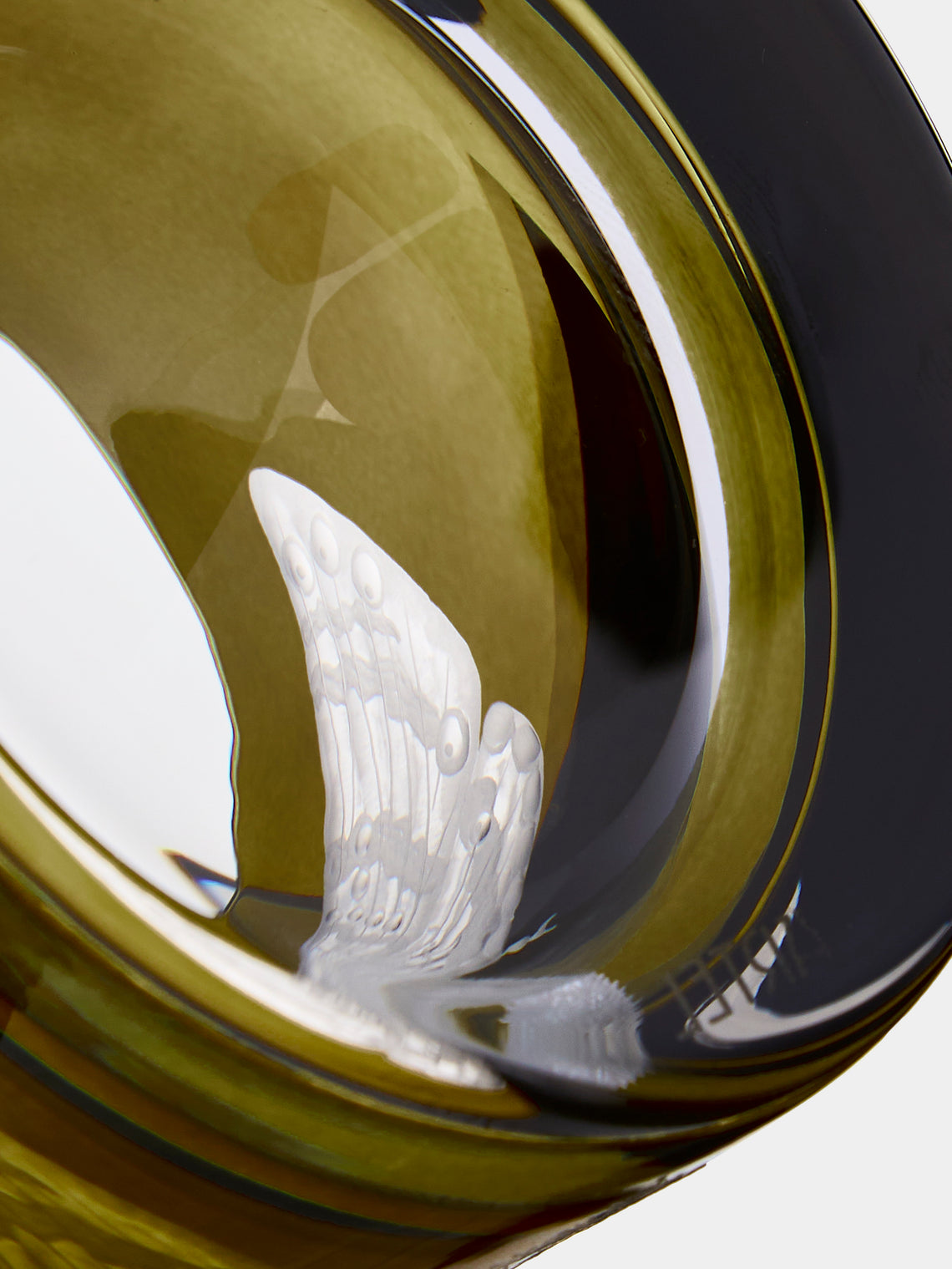 Artel - Cabinet of Curiosities Hand-Engraved Crystal Double Old Fashioned Tumbler - Green - ABASK