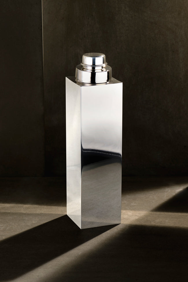 Pampaloni - Silver-Plated Square Cocktail Shaker - Silver - ABASK