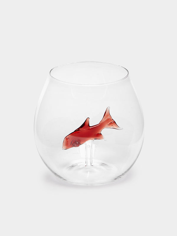Casarialto - Goldfish Hand-Blown Murano Glass Tumblers (Set of 4) -  - ABASK - 