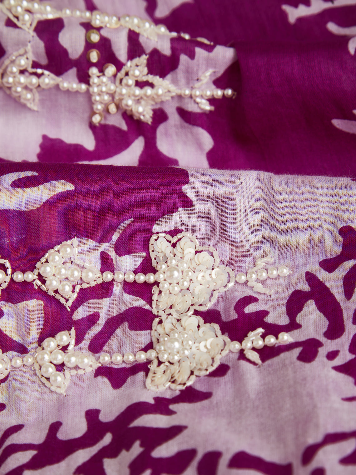 Nazzy Beglari - Hand-Blocked Cotton Shirt Dress | One Size -  - ABASK