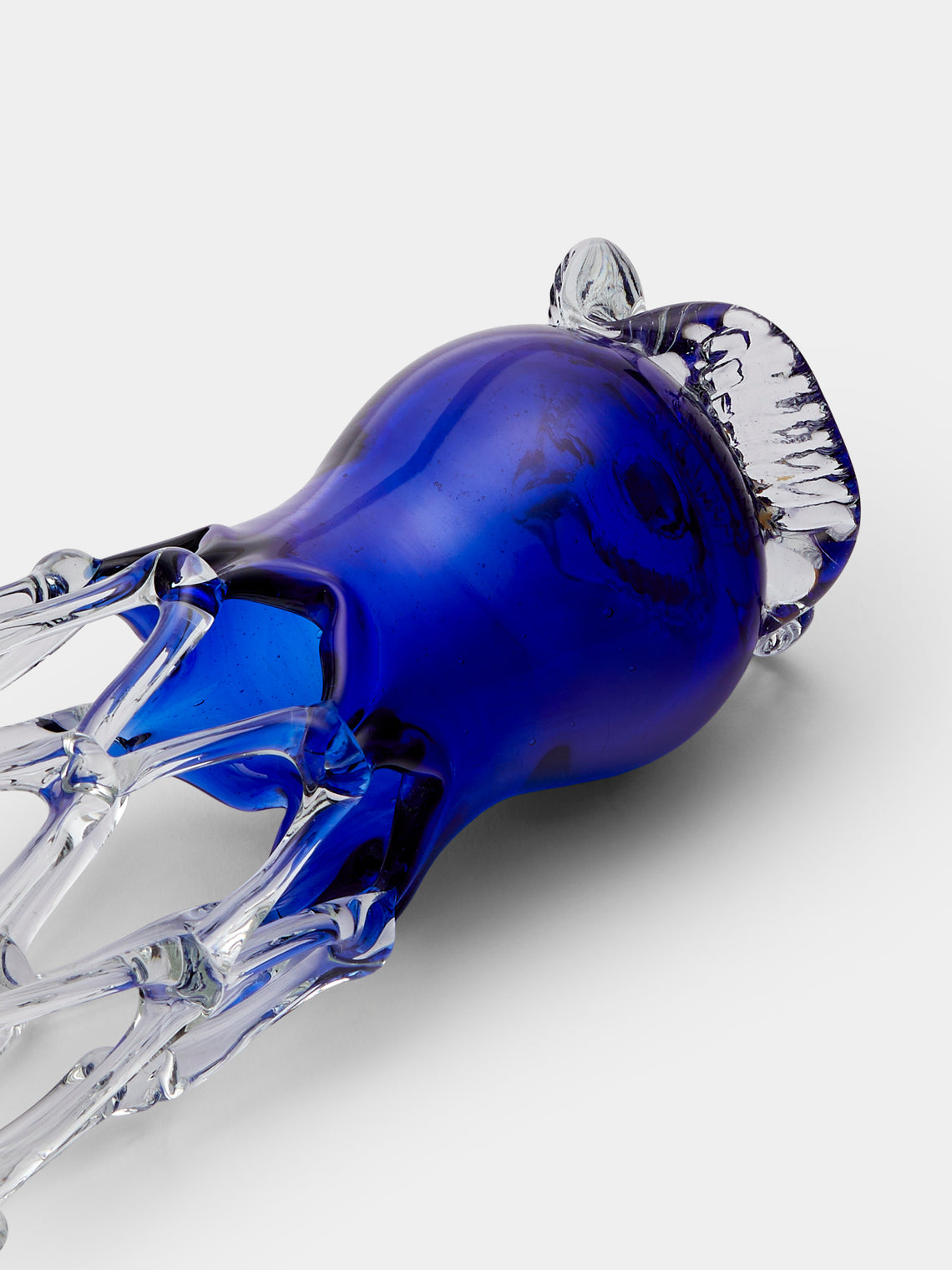 Antique and Vintage - Mid-Century Glass Vase - Clear - ABASK