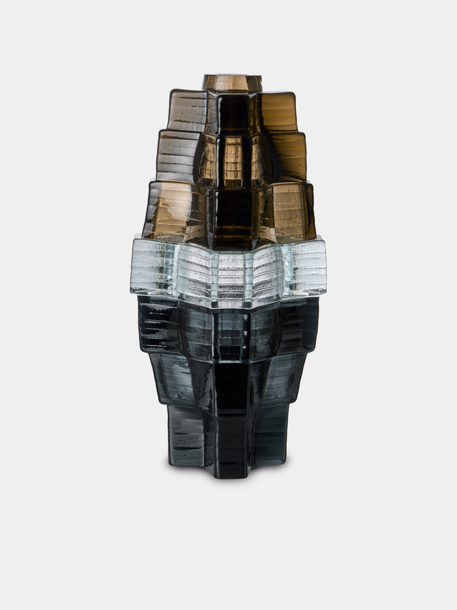 Isabella Kullmann - No.10 Hand-Blown Glass Vase - Black - ABASK - 