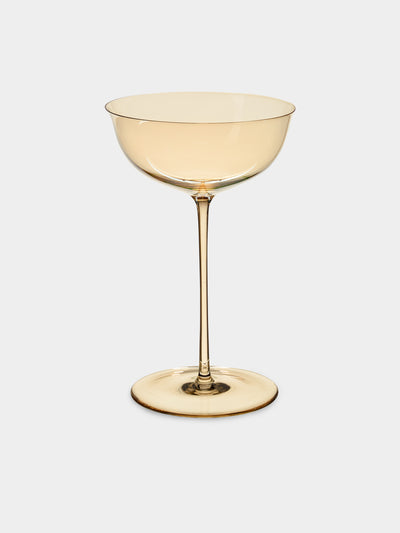 Lobmeyr - Patrician Hand-Blown Crystal Champagne Coupe - Gold - ABASK - 