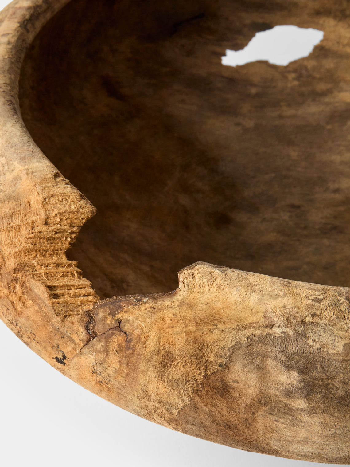Iida Woodturning - Hand-Turned Earth-Finish Dogwood Bowl - Brown - ABASK