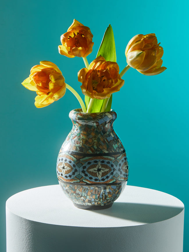 Antique and Vintage - 1950s Jean Gerbino Vallauris Ceramic Vase -  - ABASK