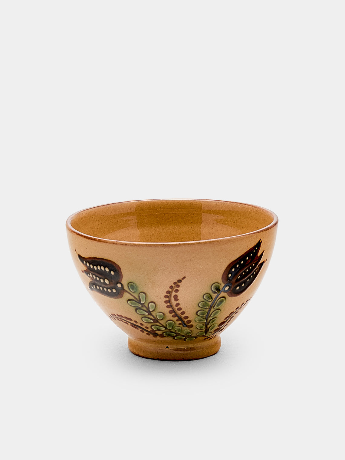 Poterie d’Évires - Flowers Hand-Painted Ceramic Petit Bowls (Set of 6) - Cream - ABASK