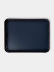 RUDI - Nassa Leather Tray (24in/60.5cm) - Blue - ABASK - 