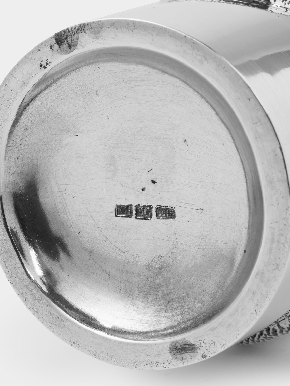 Antique and Vintage - 1930s Solid Silver Dragon Cocktail Shaker - Silver - ABASK