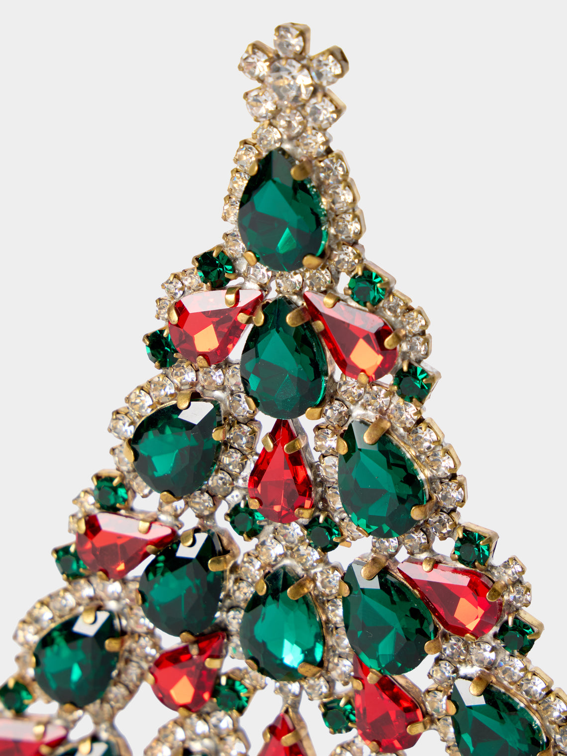 ABASK Decorations - Splendid Czech Crystal Tree - Green - ABASK