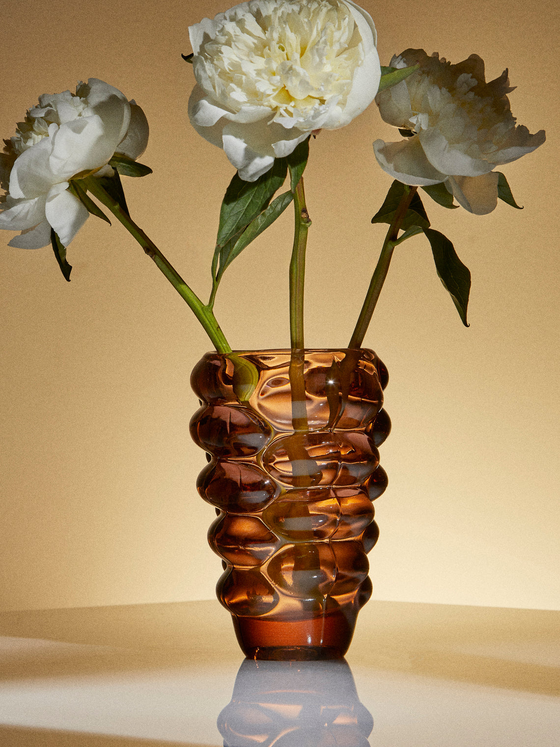 Antique and Vintage - Mid-Century Glass Vase - Pink - ABASK