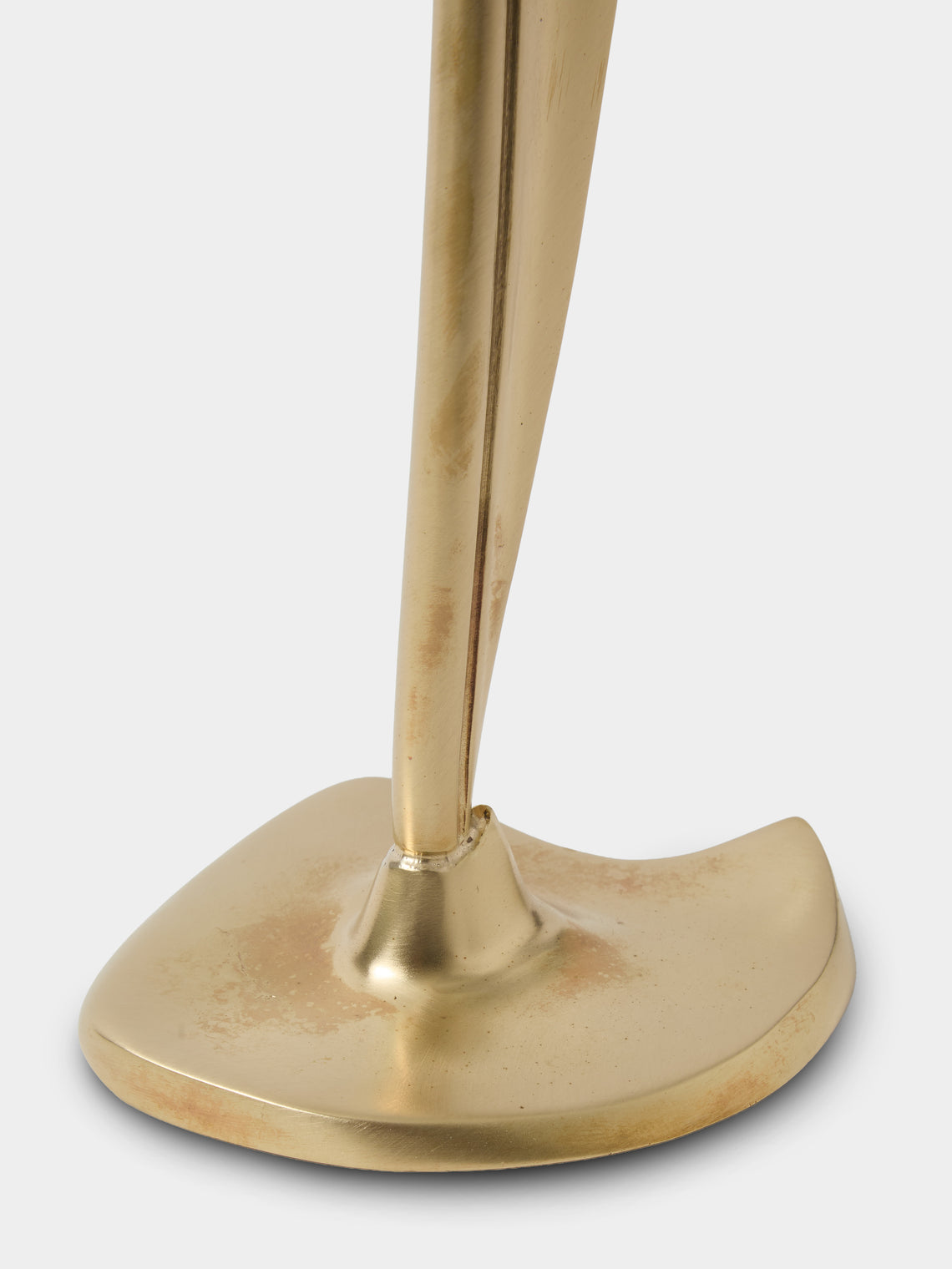 Shaha Raphael - Low Tide Fishbone Hand-Cast Brass Small Candelabra - Gold - ABASK