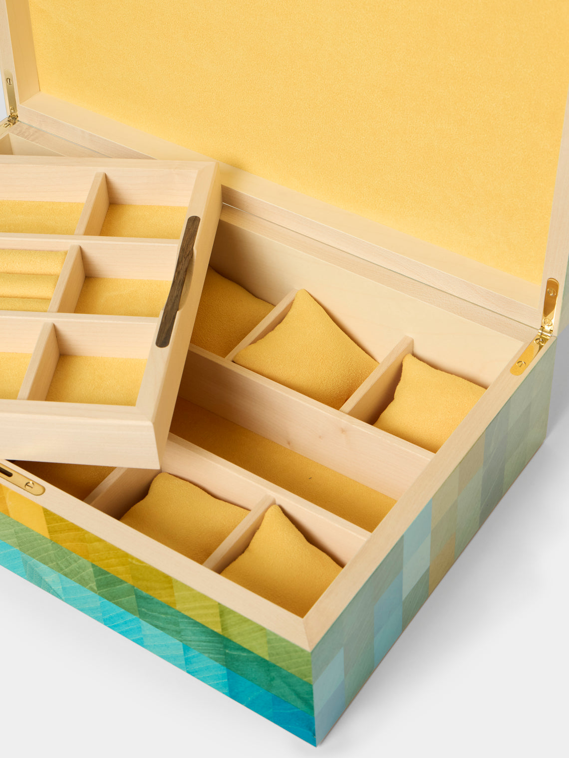 Kevin Stamper - Summer Field Wood Watch Box (10 Watches) - Multiple - ABASK