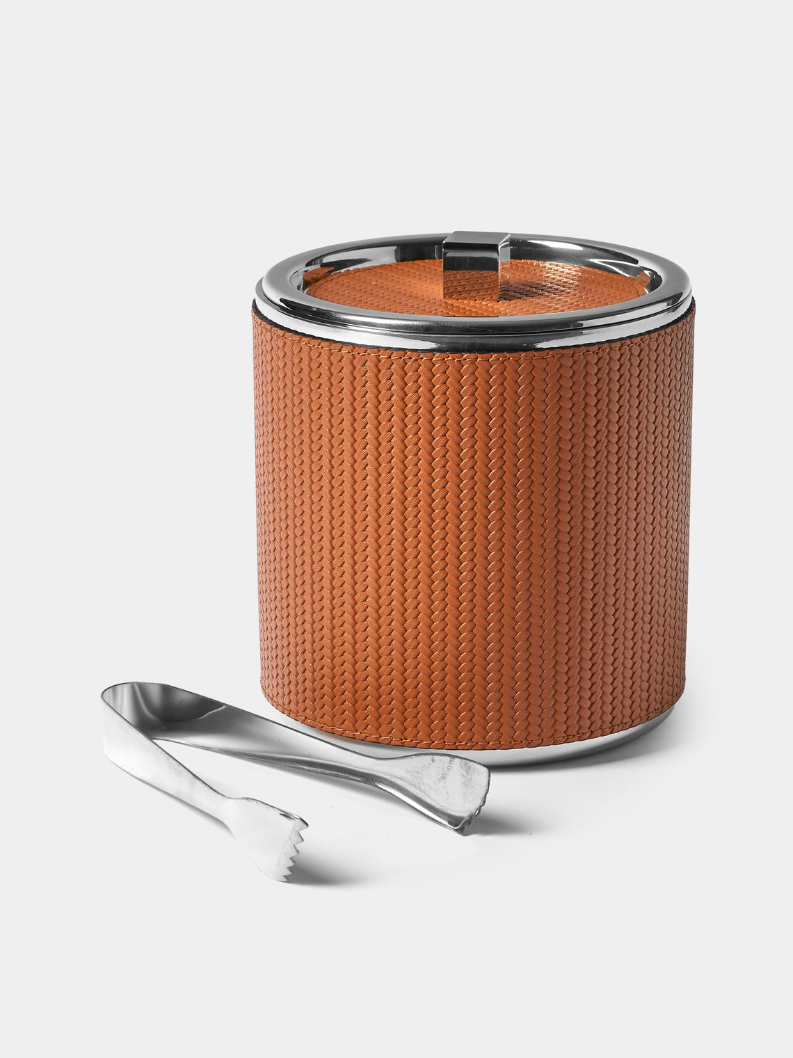 Pinetti - Glacettes Leather Ice Bucket - Camel - ABASK