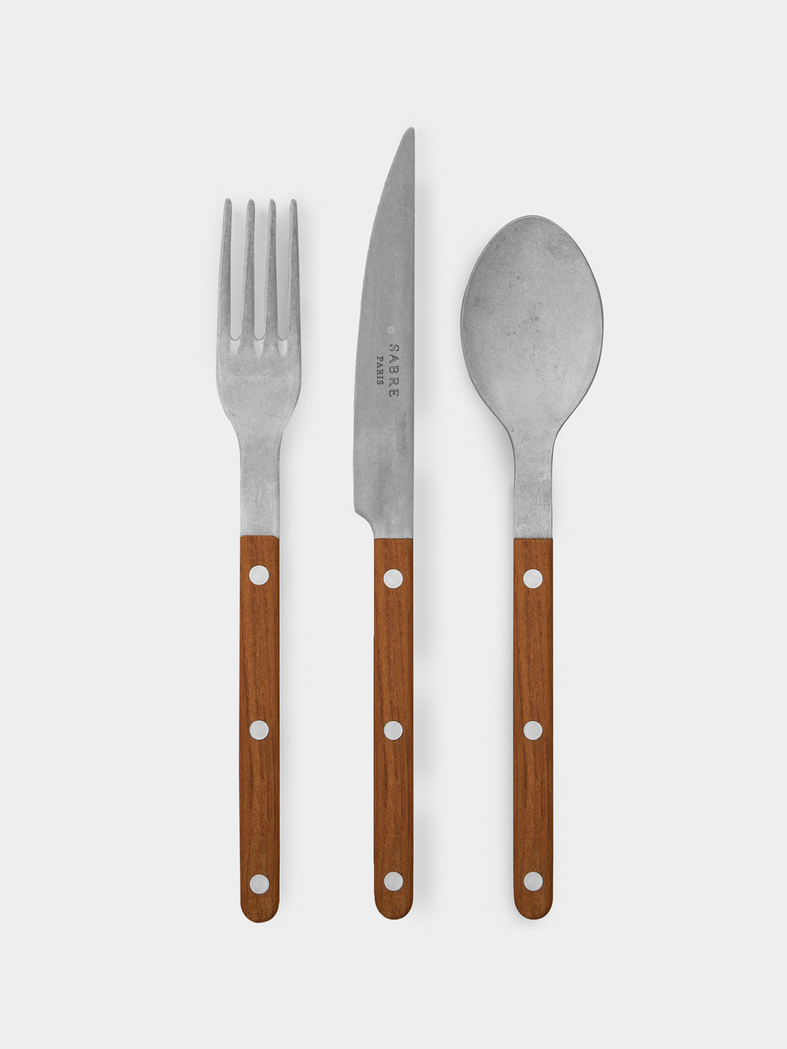 Sabre - Bistrot Teak Cutlery - Brown - ABASK - 