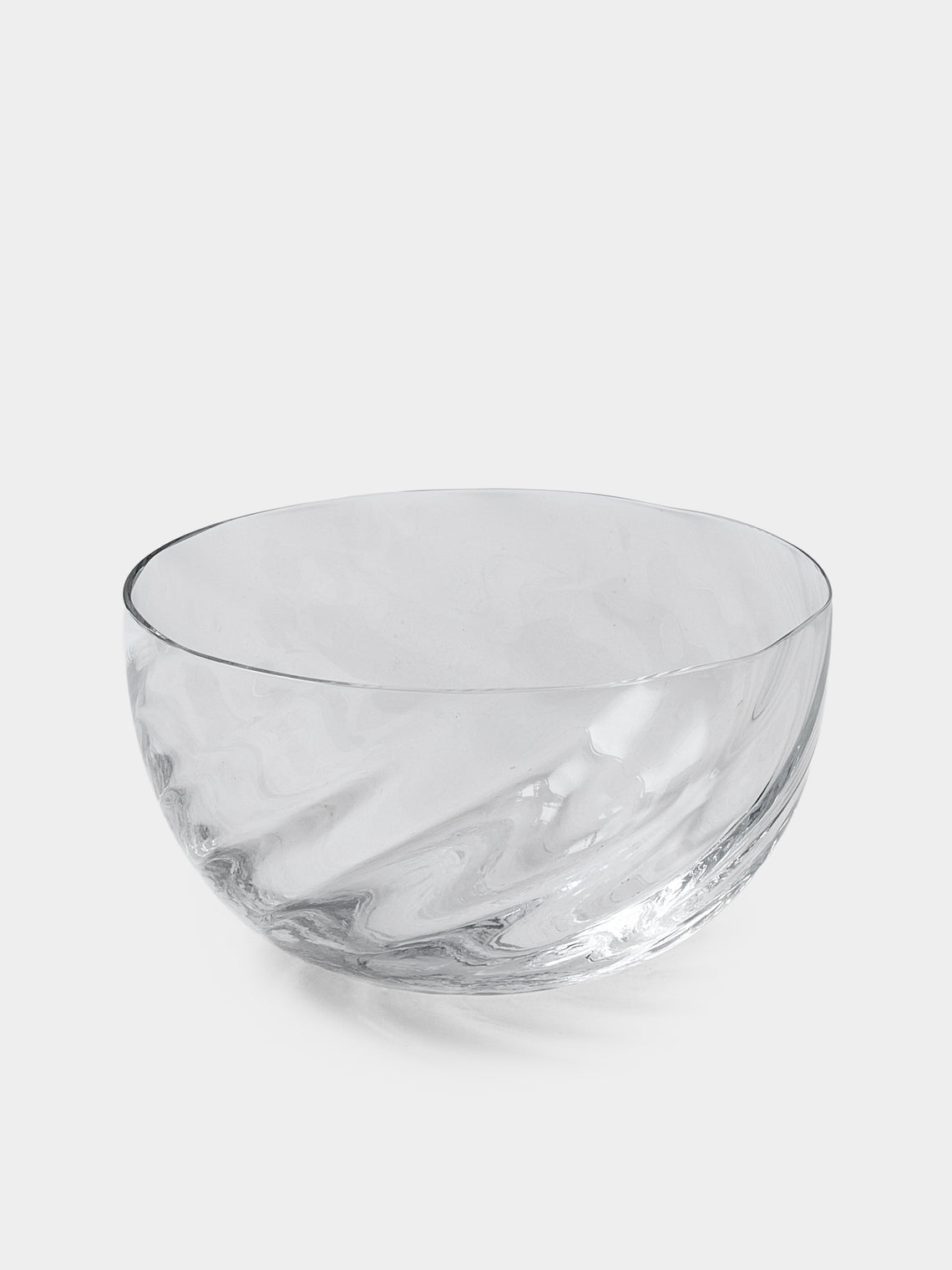 NasonMoretti - | Set of 6 | Idra Hand-Blown Murano Glass Dessert Bowls - Clear - ABASK
