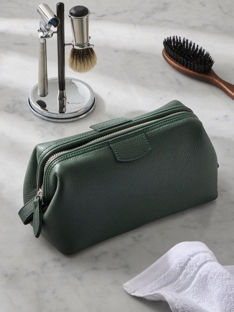 F. Hammann - Mousetrap Leather Medium Wash Bag - Green - ABASK