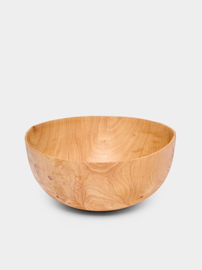 Thursday Furniture - Hand-Turned Japanese Holly Bowl - Natural - ABASK - 