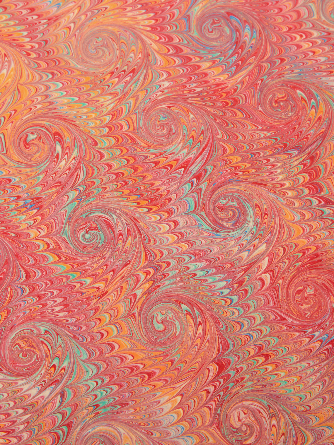 Hand-Marbled Leather Bound Photo Album