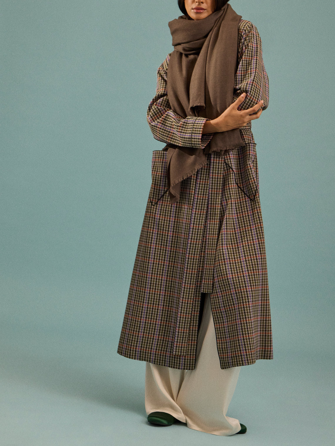 Denis Colomb - Kasumi Nomad Cashmere Scarf | One Size - Brown - ABASK